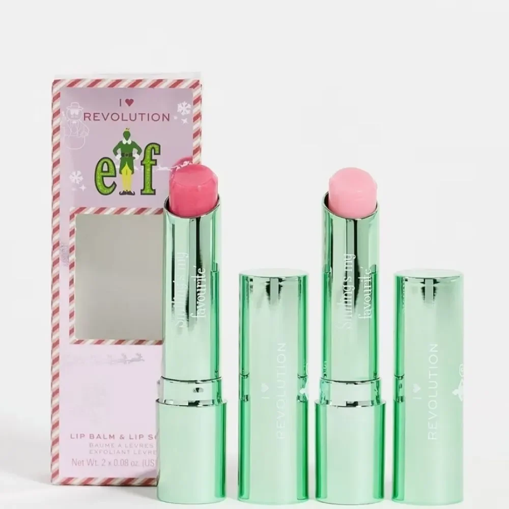 Revolution‎ Beauty X Elf Smiling Is My Favorite Lip Balm & Lip Scrub Set
